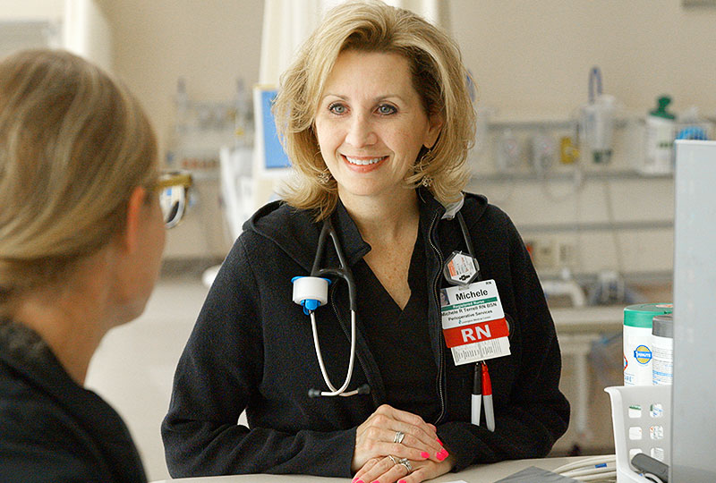 A smiling nurse at Lexington Health.