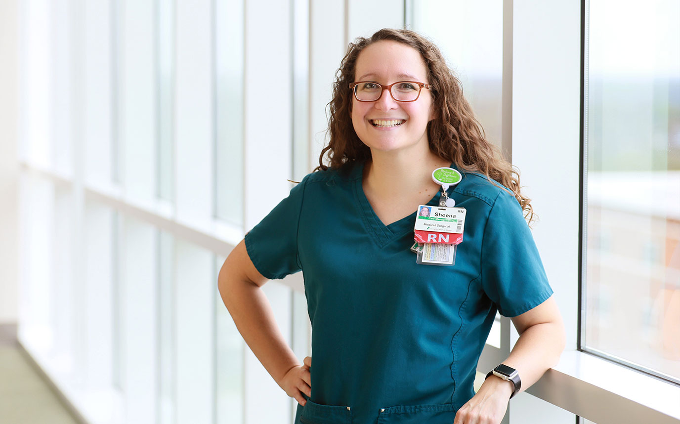 A smiling nurse at Lexington Health.